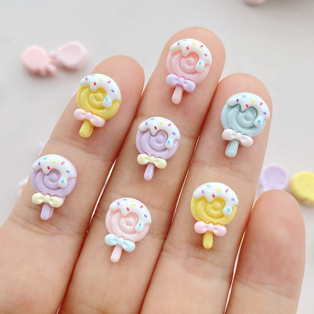 Nail Art Quirky - 30 stks Hars Kleurrijke 3D Mini