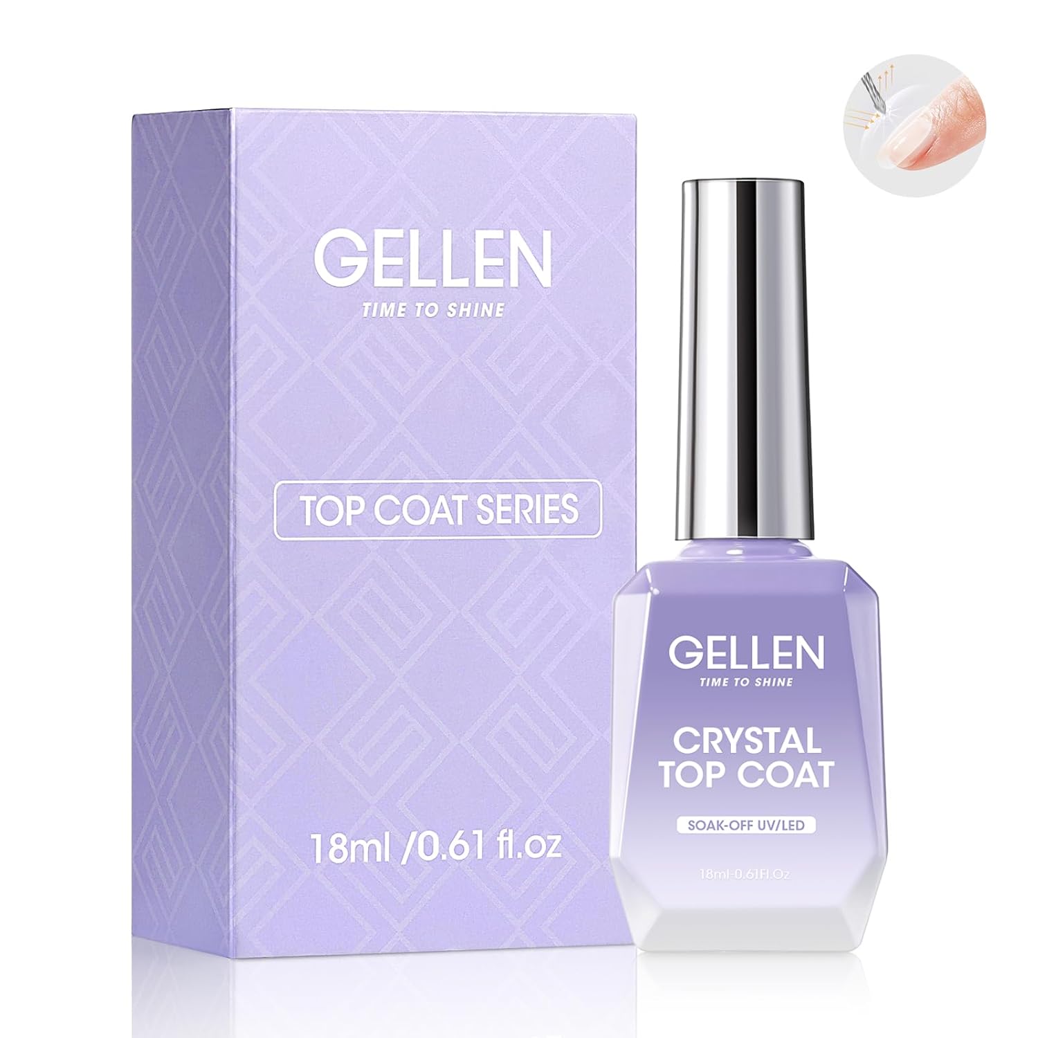Gel Top Coat - GELLEN Nagelgel Top Coat 18ML Grote