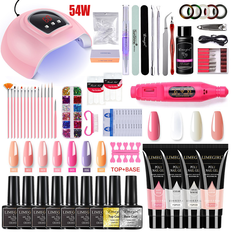 Gel Top Coat - Nagelverlengingsset Acryl gellak Nagellak met UV