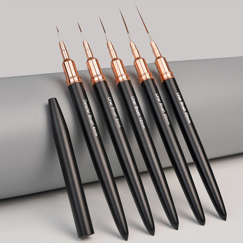 Nail Art Brush Set - # 5 stks/set Professionele Nail Art