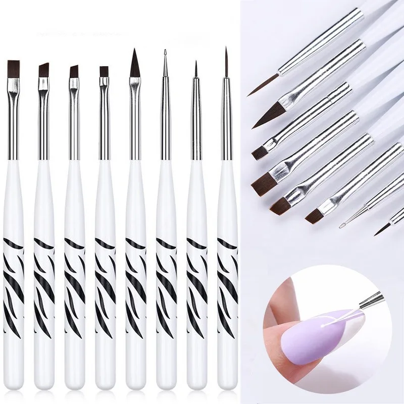Nail Art Brush Set - Nail Art Brush Ombre-borstels UV Gel