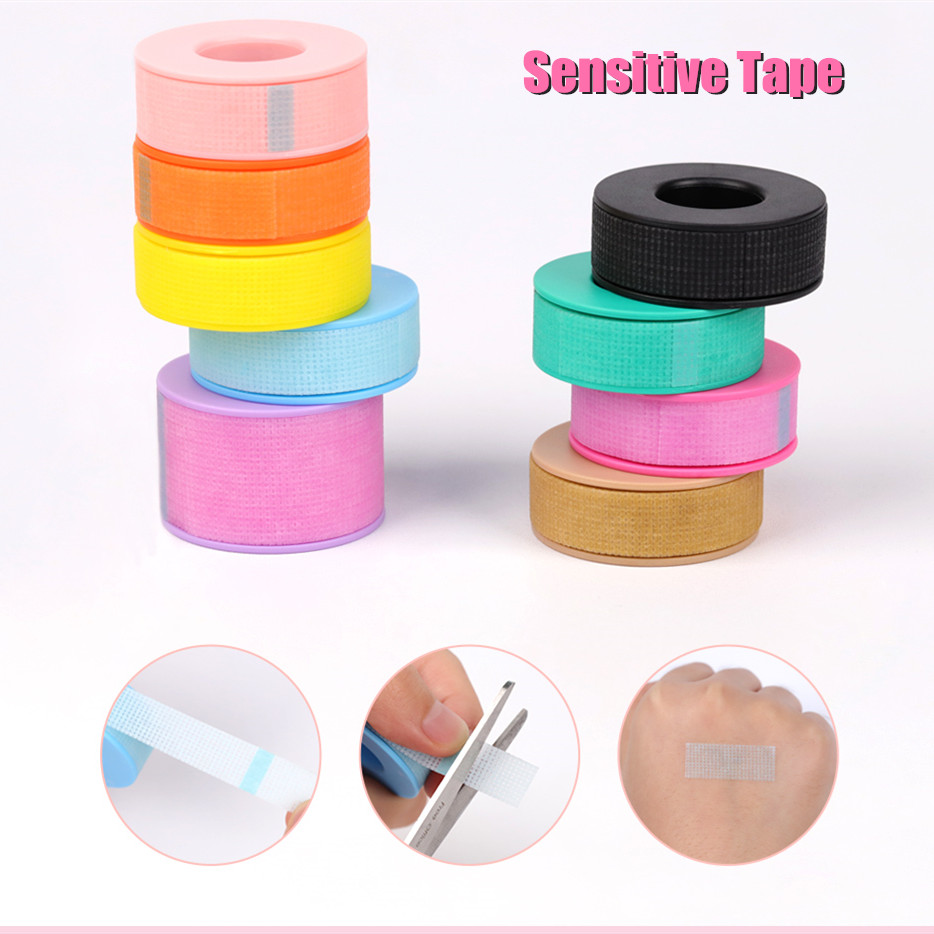 Nail Art Extension - Nieuwe niet-geweven siliconengel wimpertape ademend gevoelig