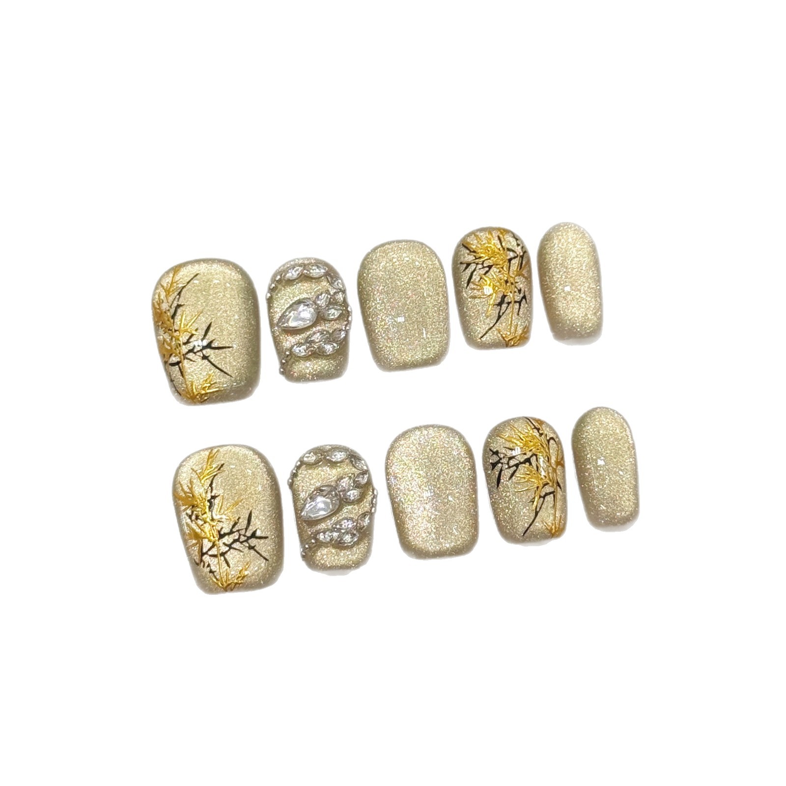 10 stks Nieuwe Chinese Stijl H - Nail Art Glitter recensie en prijs