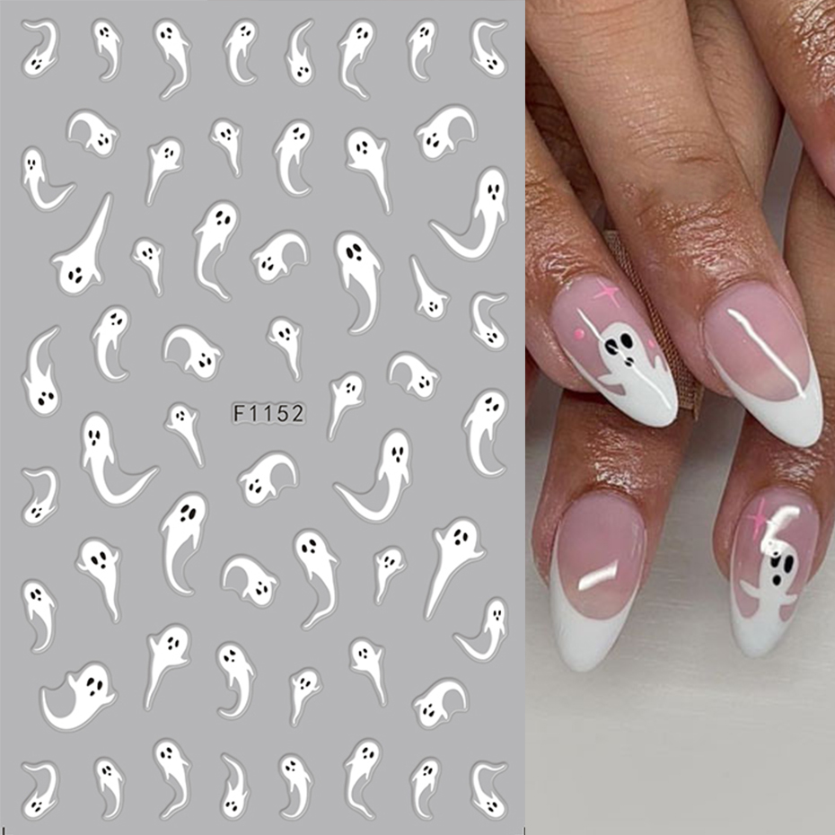 2 stuks lichtgevende Halloween - Nail Art Full Design recensie en prijs