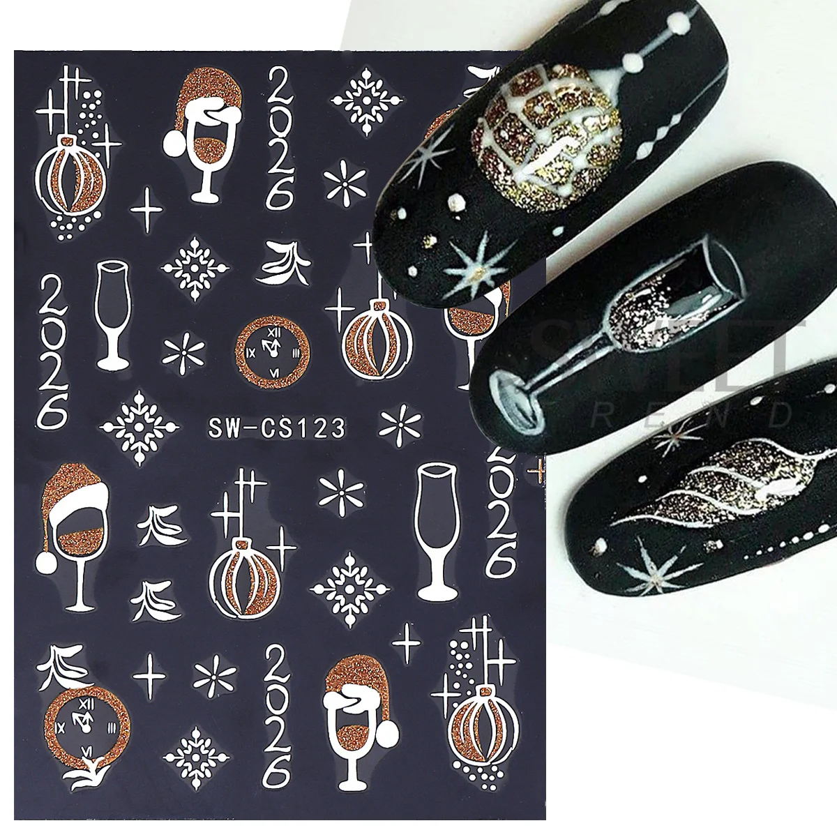 2 Stuks Reflecterende Glitter  - Nail Art Trend 2026 recensie en prijs