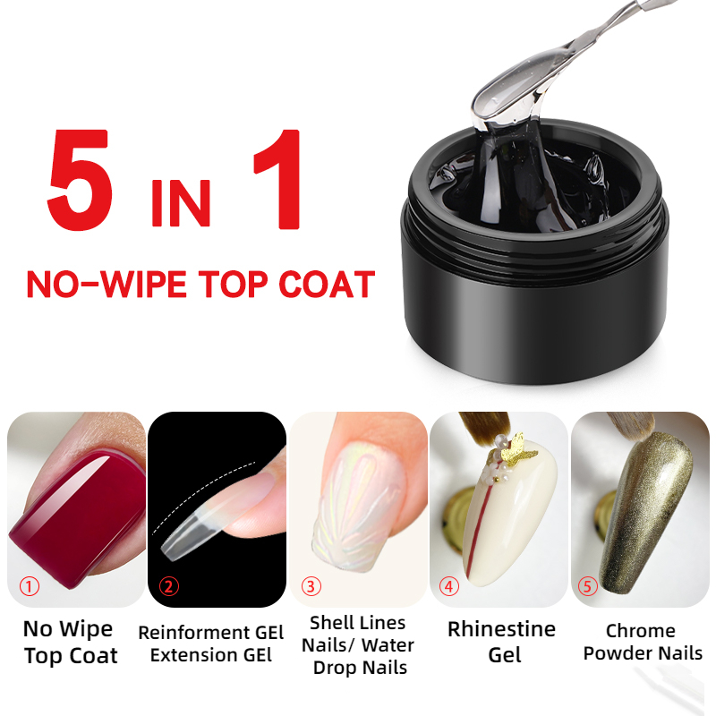 MSHARE 3D Top Coat Gel 50 ml 5 - Gel Top Coat recensie en prijs