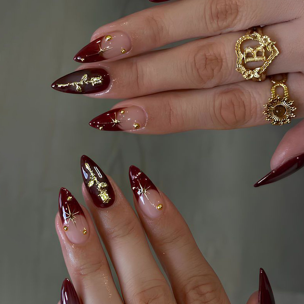 24 stuks Bloem Lange Amandelvo - Nail Art Full Design recensie en prijs