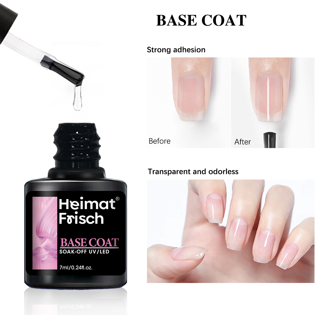 Heimat Frisch 3-pack: basislak - Gel Top Coat recensie en prijs