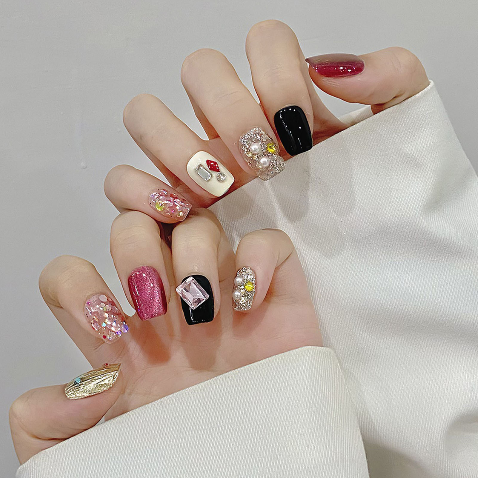 Handgemaakte Pers Op Nagels Gl - Nail Art Glitter recensie en prijs