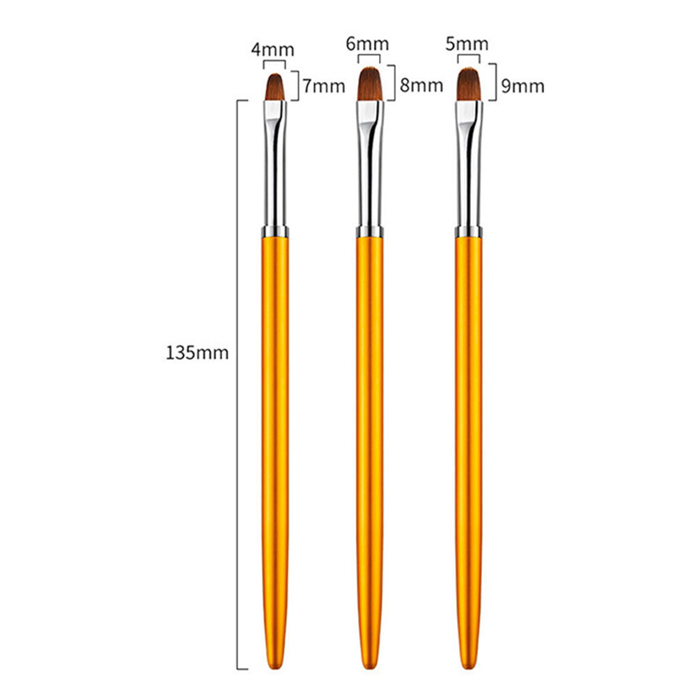 3-delige UV-gel nagelkunststif - Nail Art Brush Set recensie en prijs