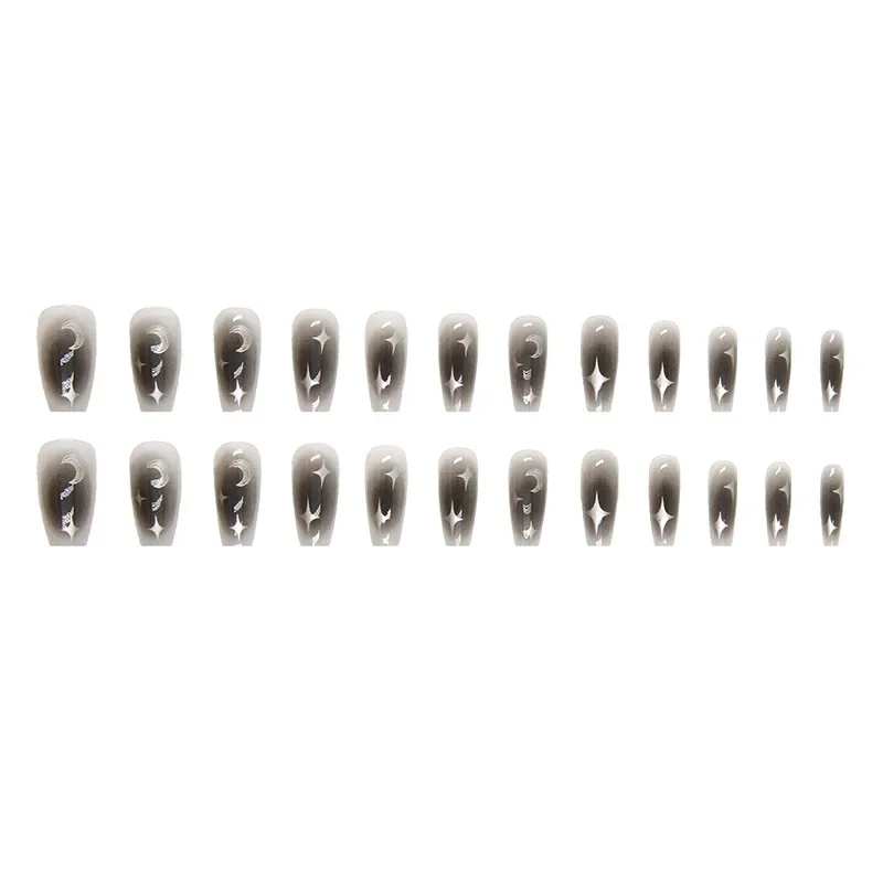 24 stks/set Dark Spice Wearabl - Nail Art Full Design recensie en prijs