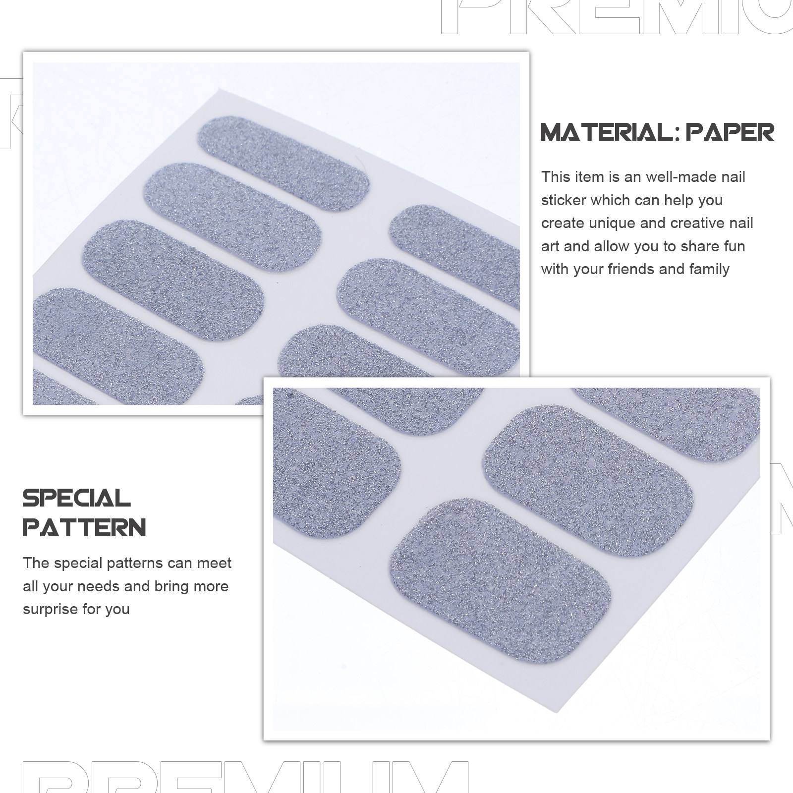5 vellen nagelstickers met cre - Nail Art Full Design recensie en prijs