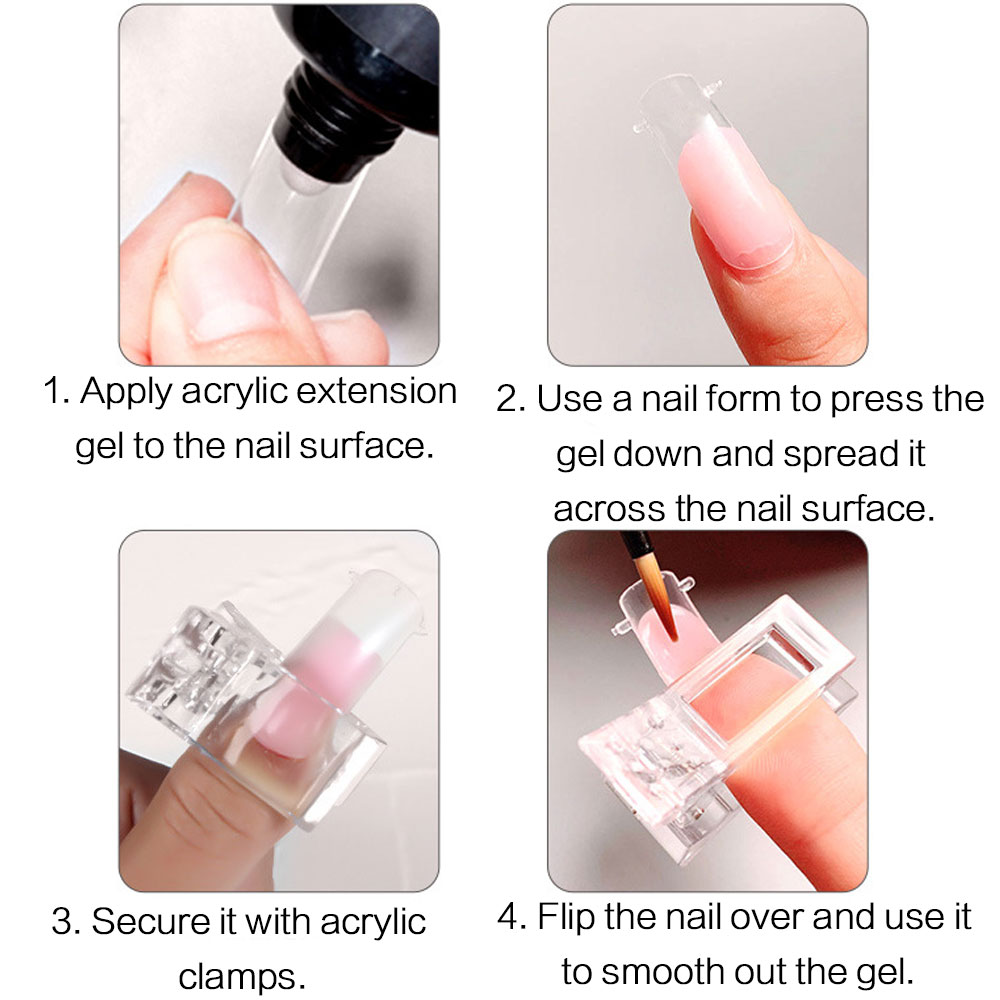 5 stuks flexibele zachte polyg - Nail Art Extension recensie en prijs