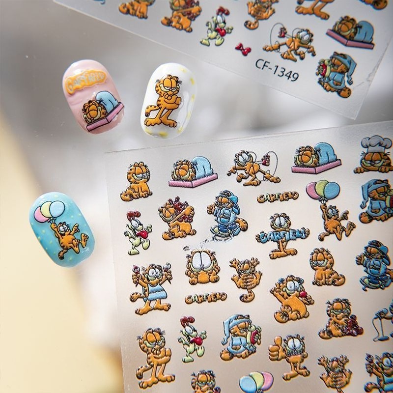 Nieuwe Garfield Nail Art Stick - Nail Art Quirky recensie en prijs