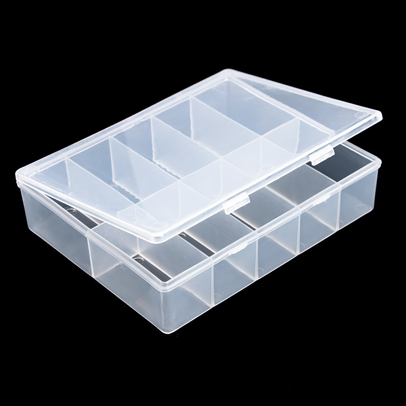 10 Grids Lege Clear Opbergdoos - Nail Art Quirky recensie en prijs