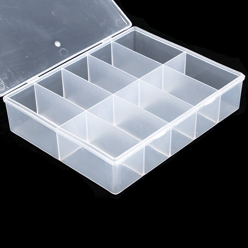 10 Grids Lege Clear Opbergdoos - Nail Art Quirky recensie en prijs