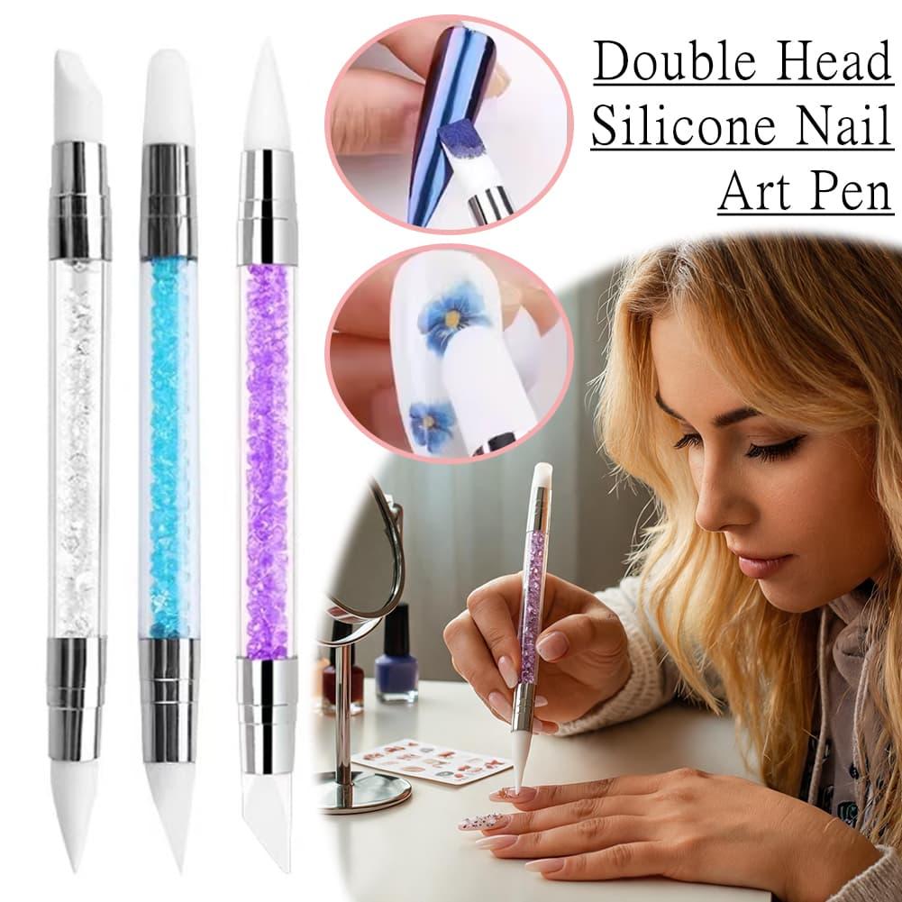 Nail Art Dubbelkop Siliconen P - Nail Art Brush Set recensie en prijs