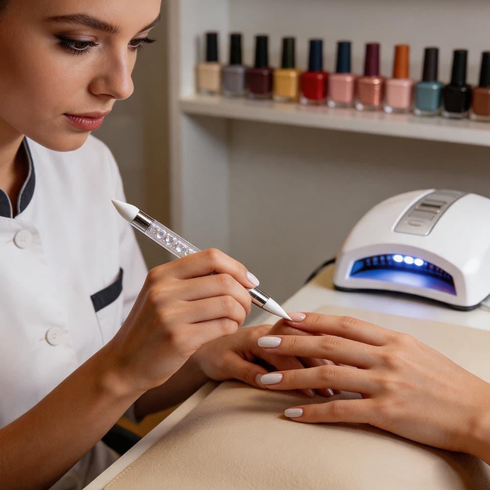 Nail Art Dubbelkop Siliconen P - Nail Art Brush Set recensie en prijs
