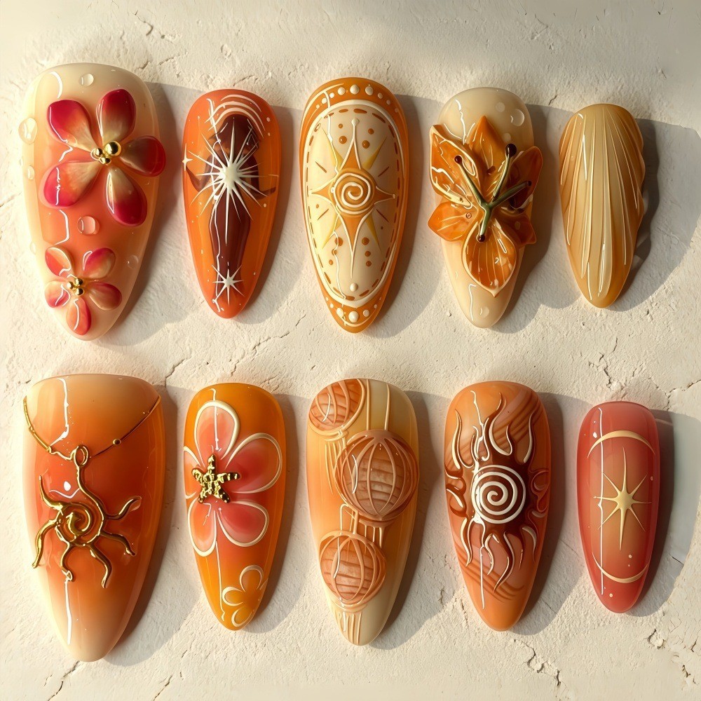 24 stuks vergulde lijnen opdru - Nail Art Full Design recensie en prijs