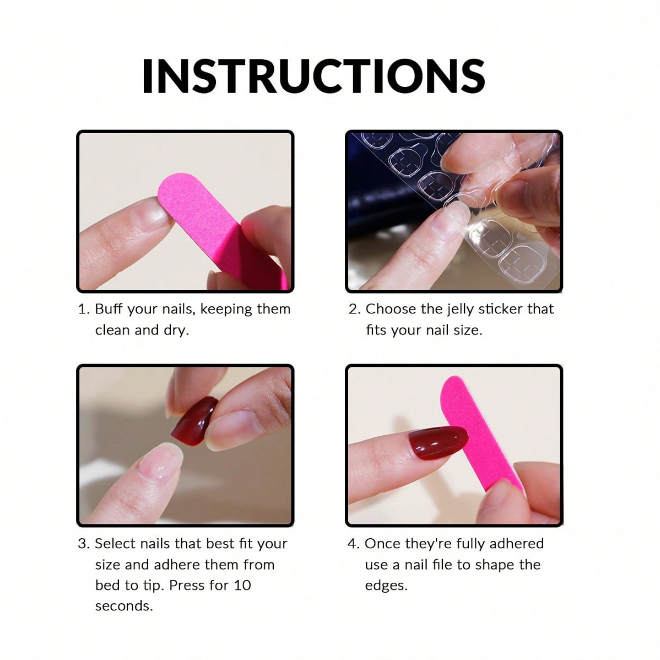 10 stuks pure handgeperste kor - Nail Art Glitter recensie en prijs